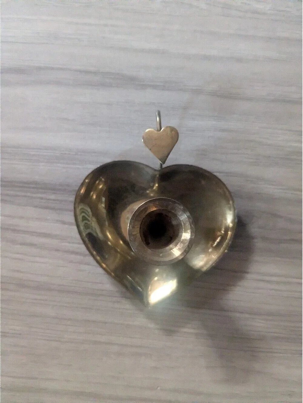 Vintage brass candle holder